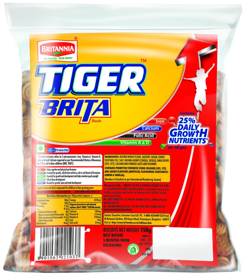 Britannia Tiger Variants Brita, 150g